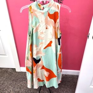 Sleeveless swing dress